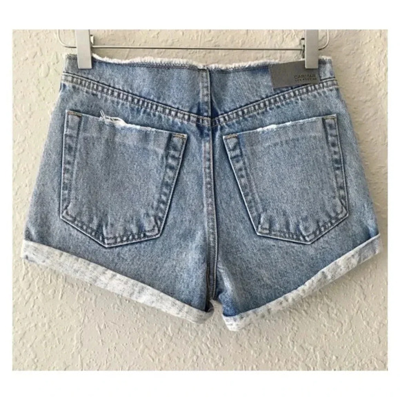 Carmar LF Distress Jean Denim Fold Cuff Shorts - Picture 3 of 8